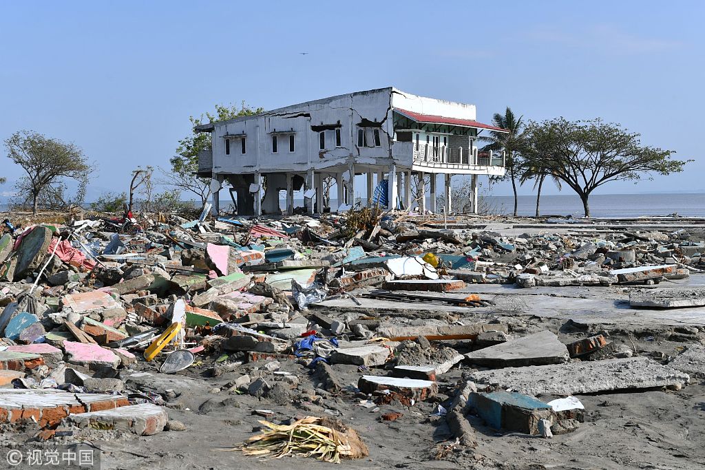 印尼地震海啸已致1374人遇难伤亡数字或仍将上升