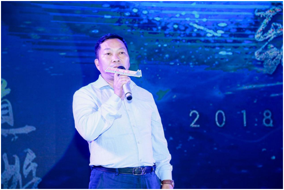 中国帆船帆板运动协会执委、深圳市帆船帆板运动协会秘书长黄仪绍先生致辞