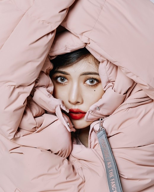 组图金泫雅被开除后无损事业拍冬季写真吸金不减