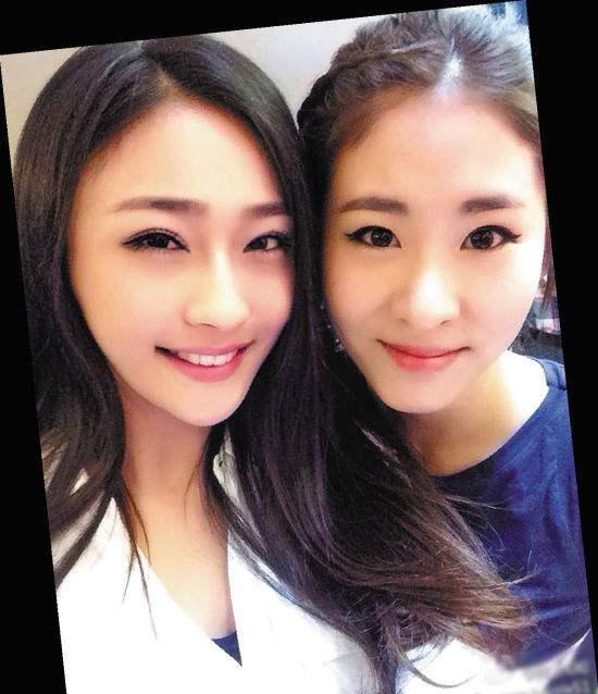 陈冰和张碧晨合照