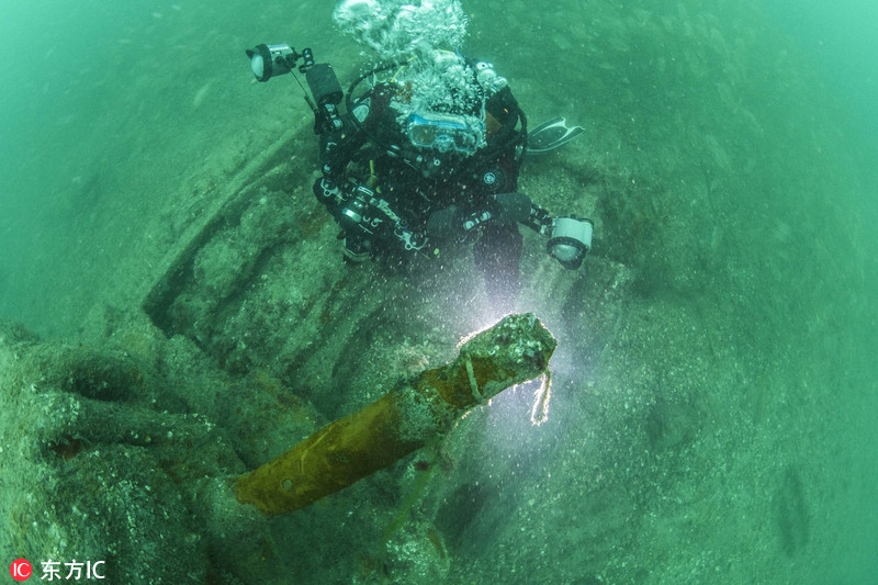 二战坦克沉海74年被找到 有望解开沉没之谜