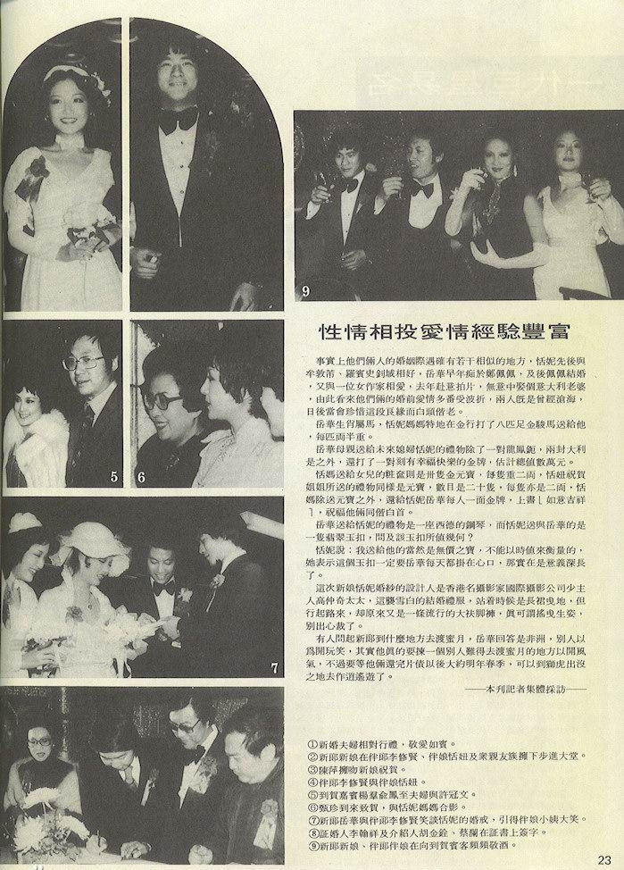 岳华与恬妮的婚礼