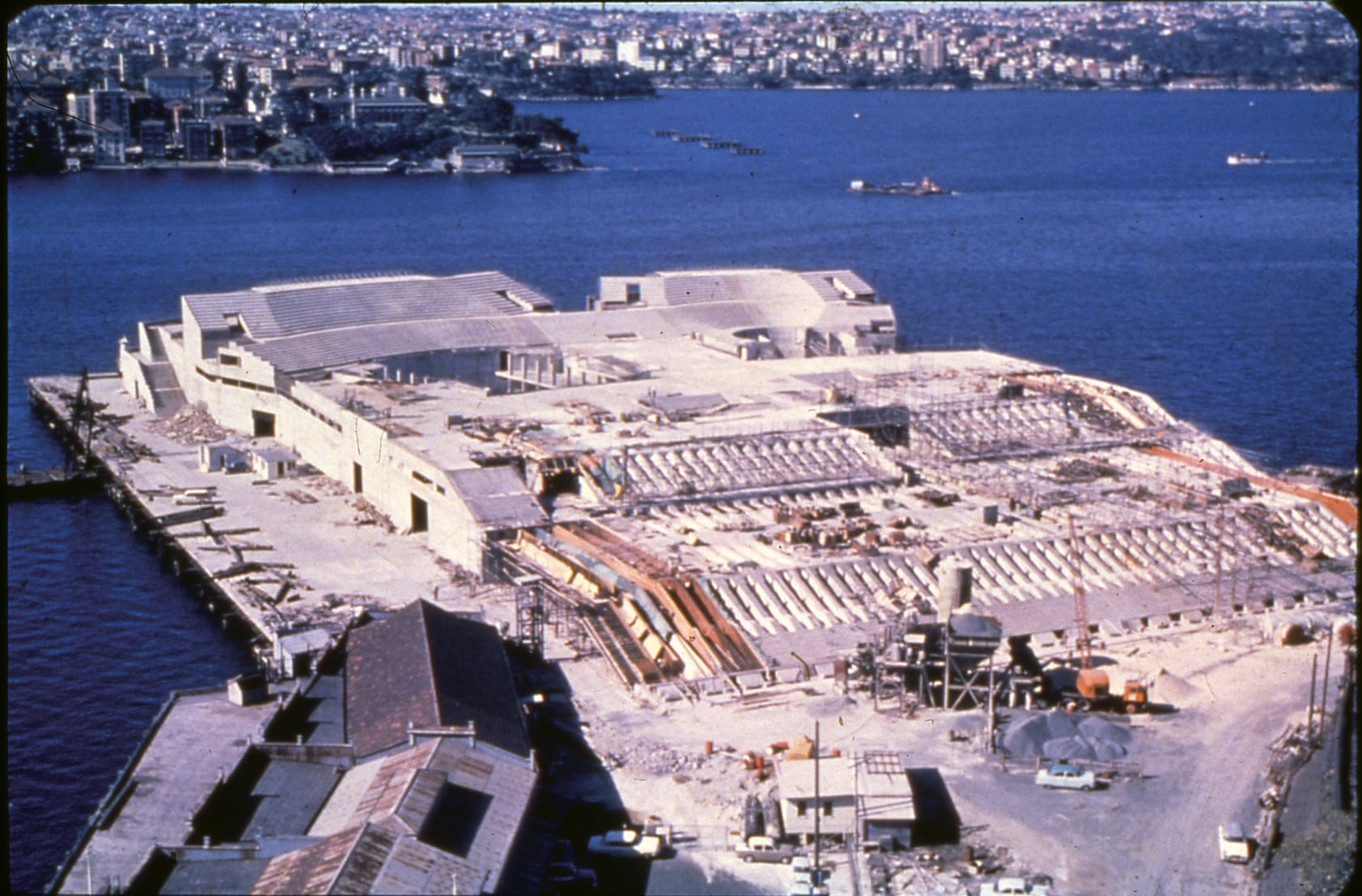 悉尼歌剧院的地基。