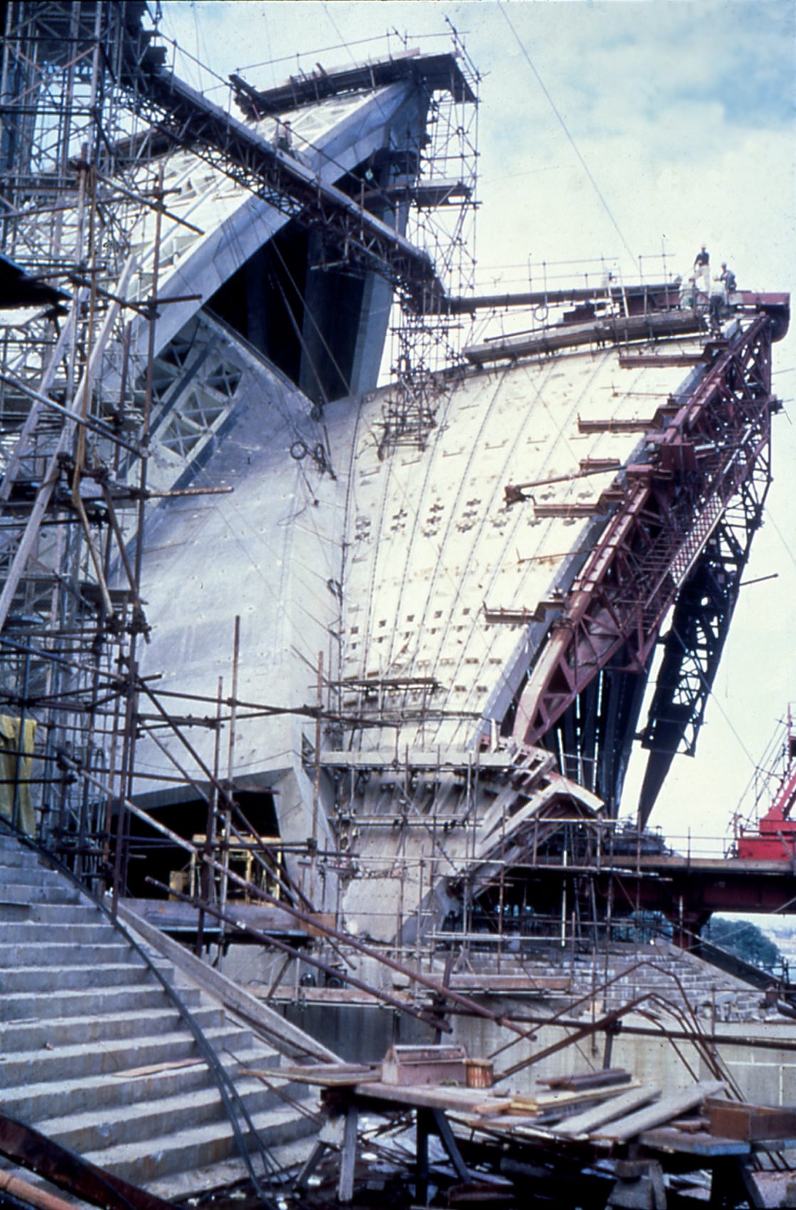 悉尼歌剧院的地基。