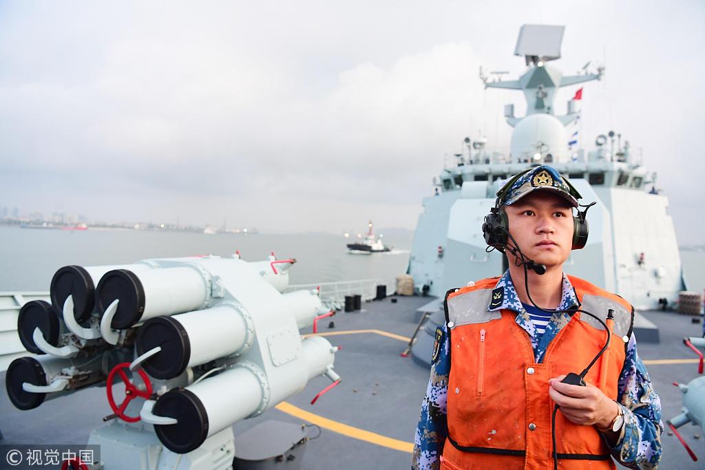中国海军演练图片