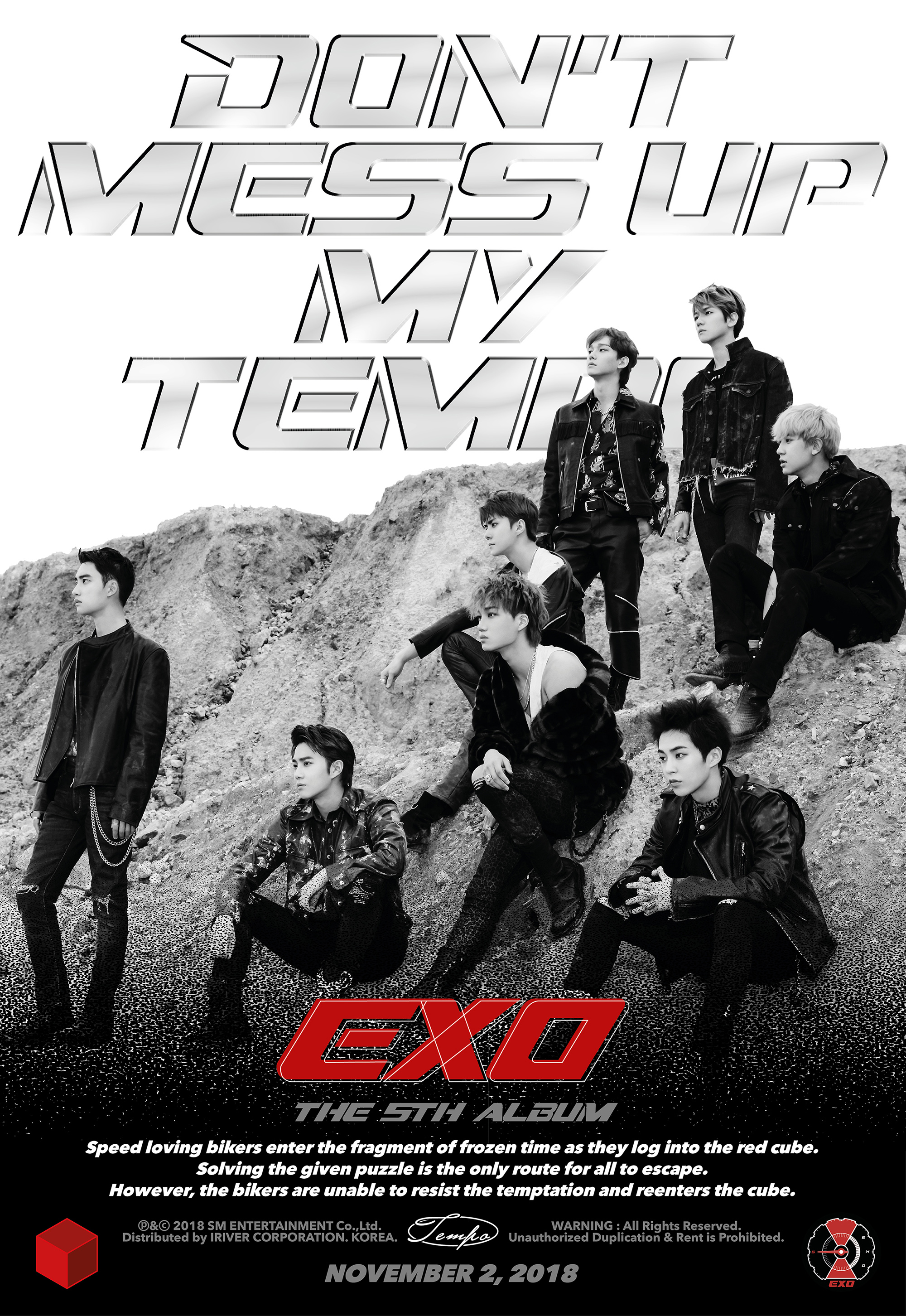 "k-pop王者"携exo正规5辑《don't mess up my tempo》乘胜长驱.
