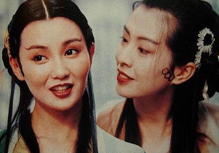 《青蛇》中的王祖贤和张曼玉