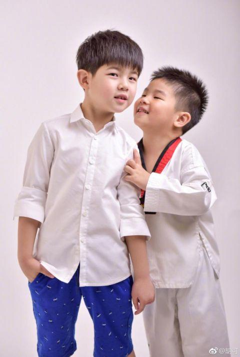 2014年8月19日,胡可再得一子沙俊良(小名小鱼儿)