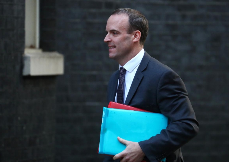 英国脱欧事务大臣多米尼克·拉布(资料图)