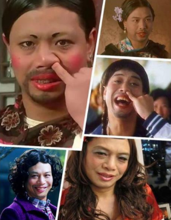 美女如花，风华绝代，貌美如花周星驰御用''美女''如花真面李建仁。