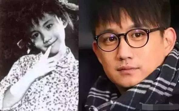 没错，就是黄磊老师，一条花裙子还扎着两个小辫子，如果没有人说的话，根本没有人认出来。