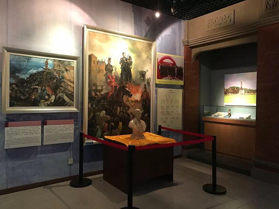 这是福建晋江博物馆黎刹展厅一角.