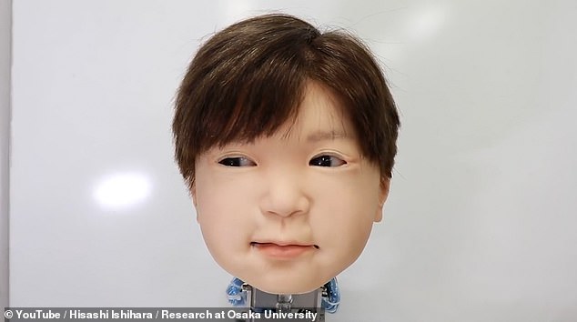 日本大学研发机器人拥有小孩脸庞 会皱眉和微笑