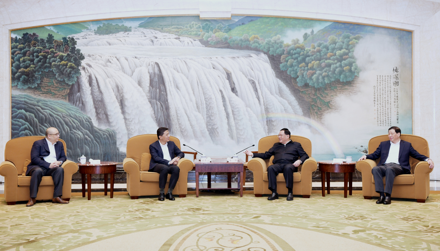 上海市委书记李强,市委副书记,市长应勇会见百度董事长兼首席执行
