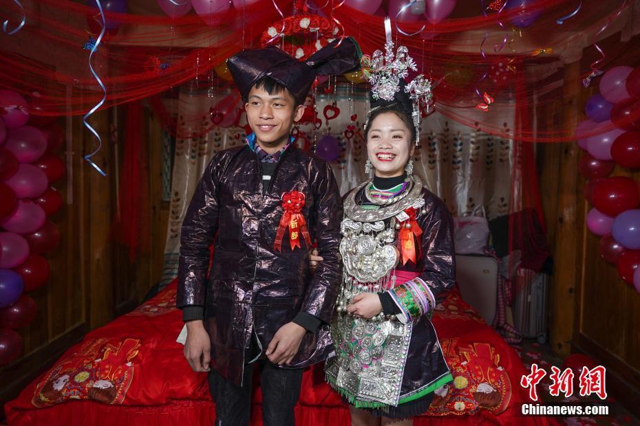 贵州黎平侗族婚礼场面热闹喜庆