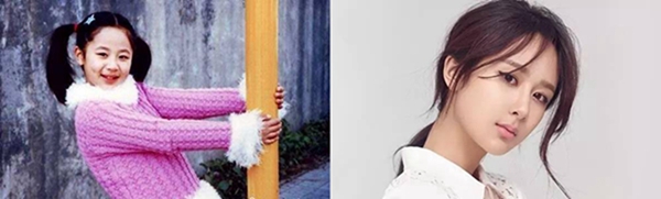 杨紫小时候的长相比较亲民接地气，长大后的她不仅变得越来越漂亮，演技也是越来越好。