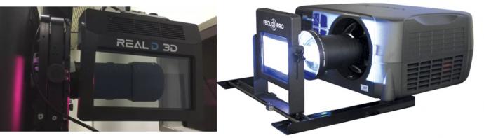 加装在放映机上的RealD系统为画面带来更高的亮度