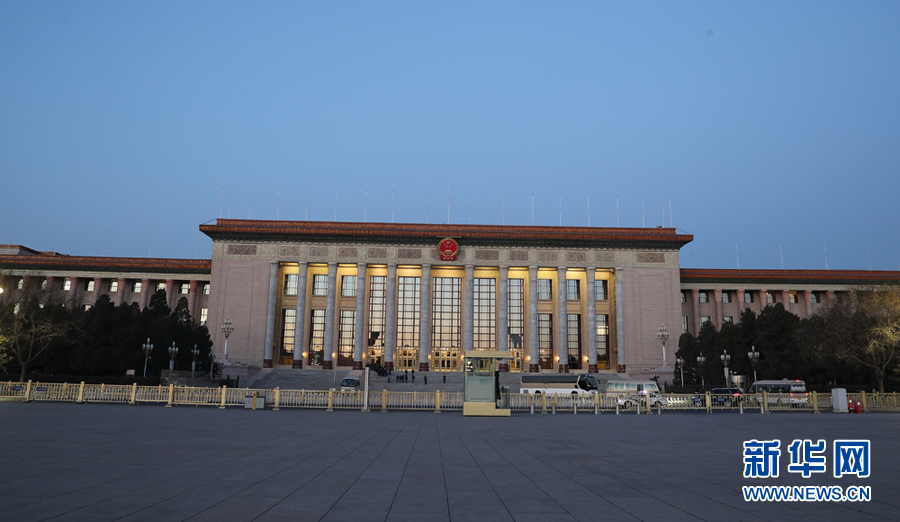 图为人民大会堂大礼堂.