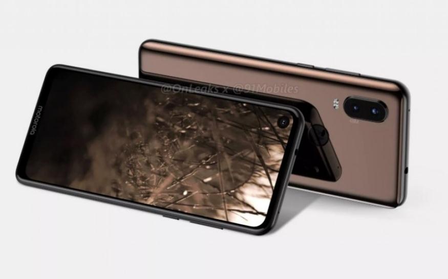 moto p40屏幕尺寸为6.2英寸,底部刻有摩托罗拉标志.