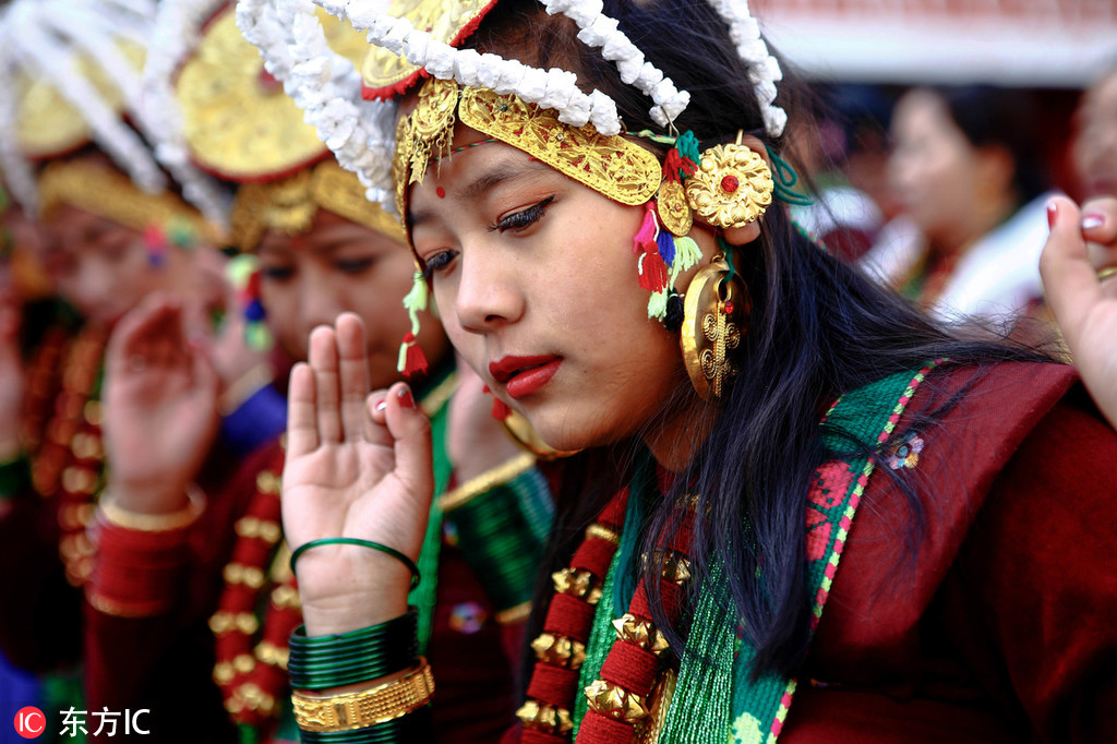 尼泊尔主体民族图片