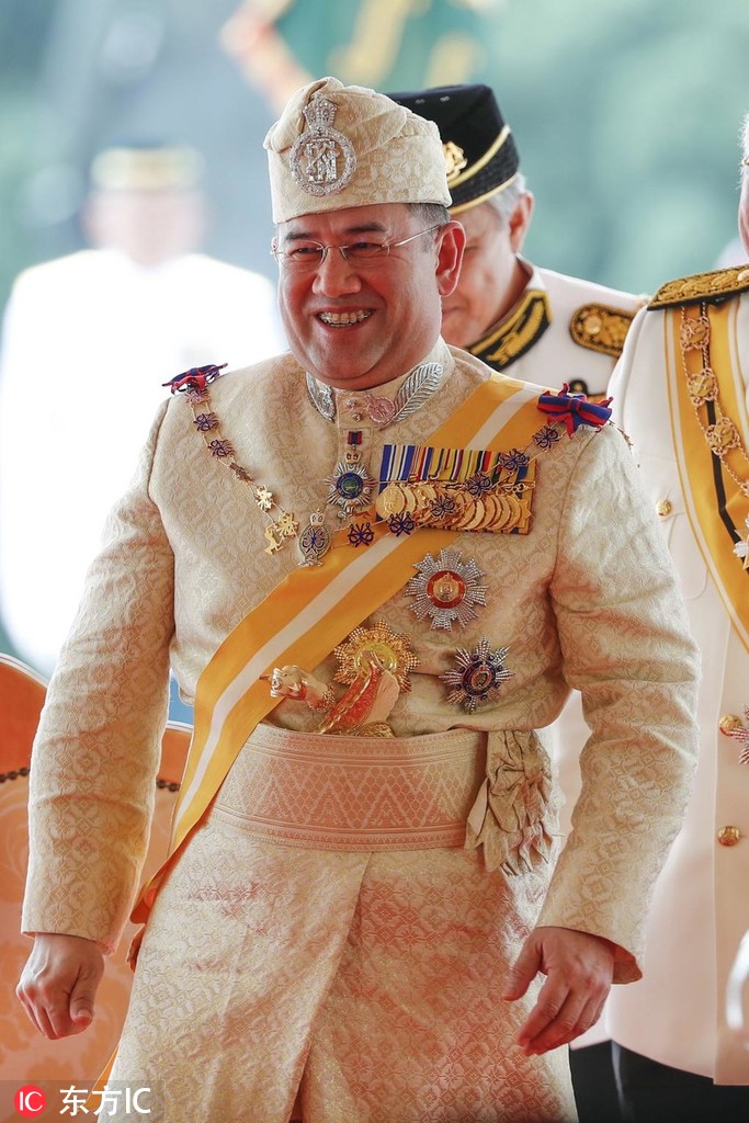 马来西亚国家元首穆罕默德五世宣布辞职