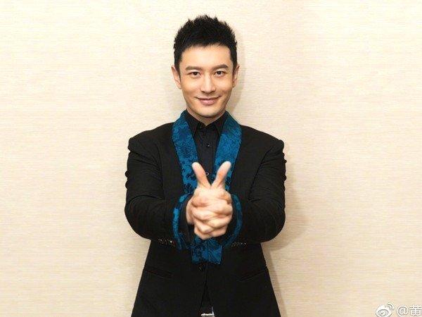 黄晓明被节目盯上，必须接受实测。（图翻摄自黄晓明微博）