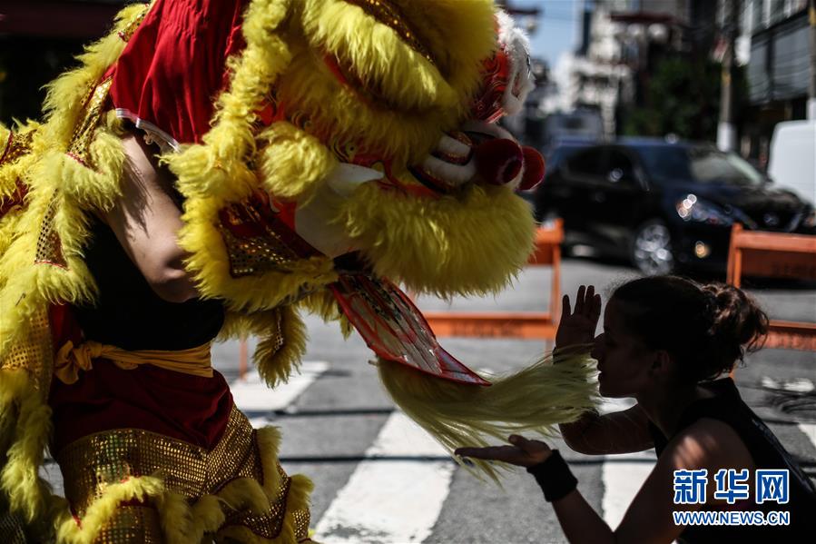 巴西圣保罗举行活动庆祝中国农历春节