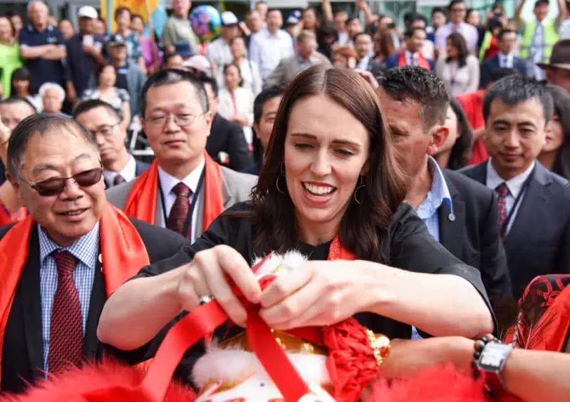 新西兰女总理阿德恩2月4日参加唐人街的春节仪式