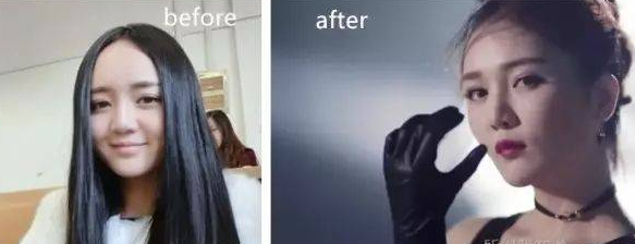 双眼更有神了,眼睛也显得更大了。