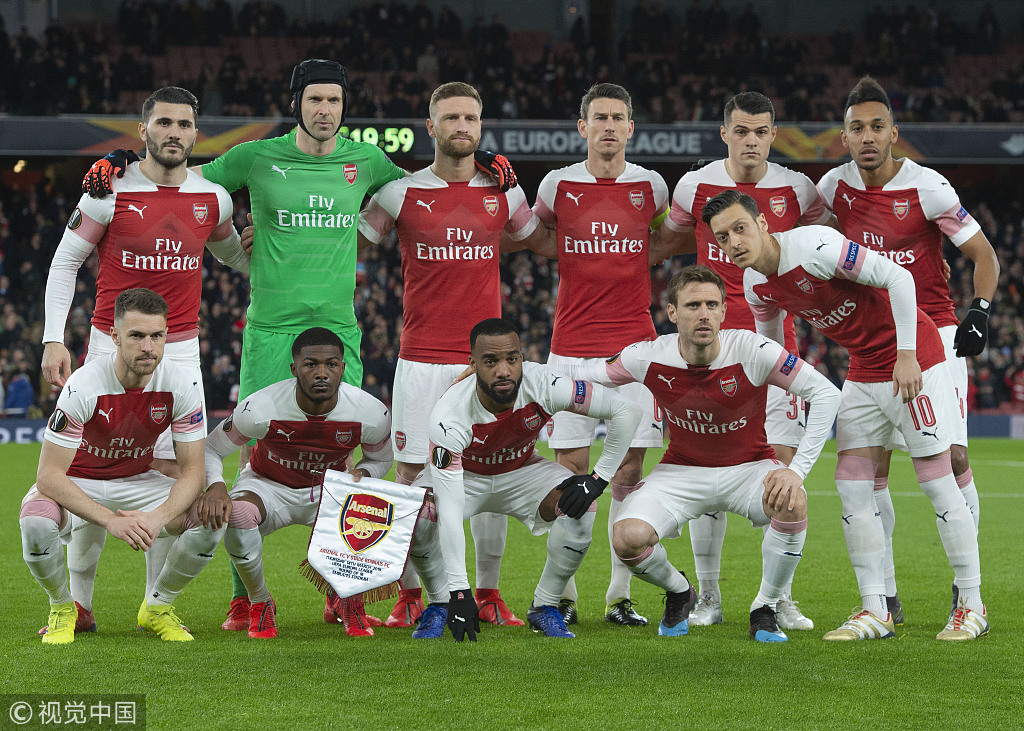 欧联:阿森纳3-0雷恩
