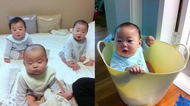 看到这系列的照片，真的很疗愈啊！今天也是三胞胎7岁生日，希望他们可以健康快乐的长大！