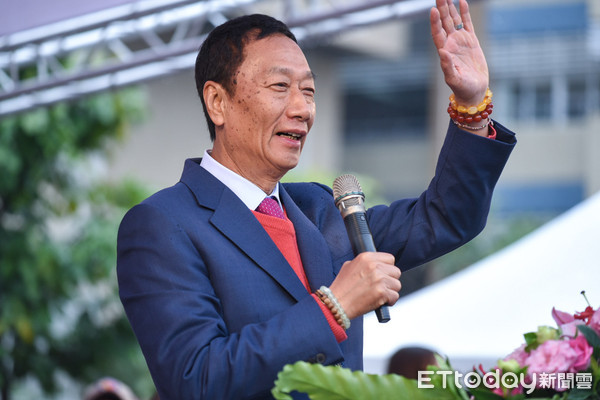 郭台铭。(图片来源：台湾“东森新闻云”)