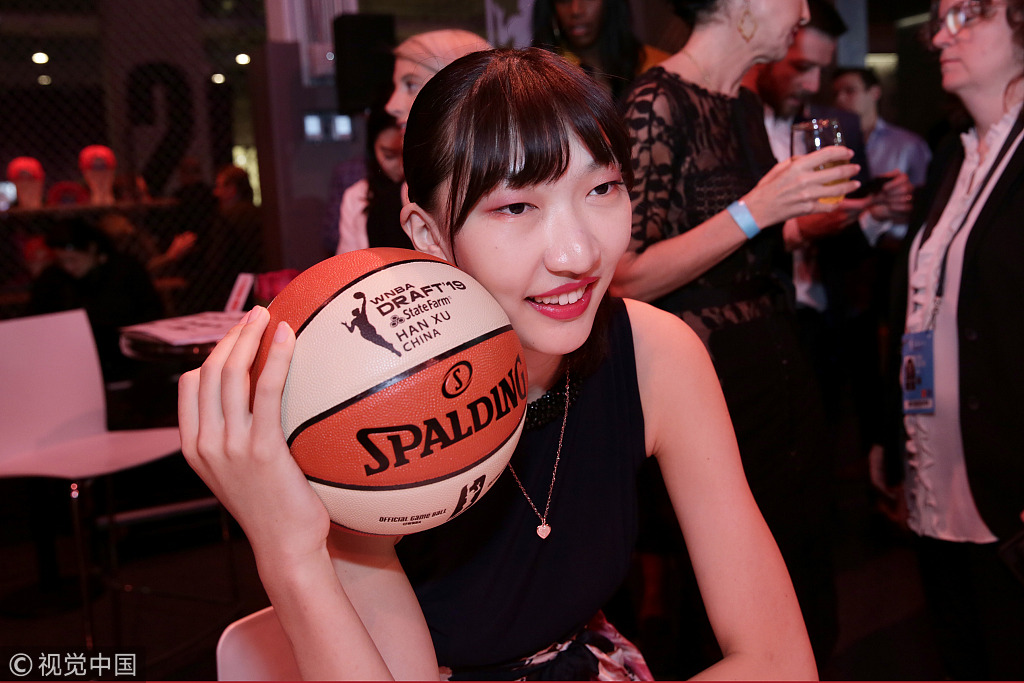 18 中国历史第6人!韩旭正式进军wnba