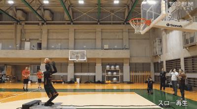 灌篮高手 中的樱木花道被丰田做成投篮机器人