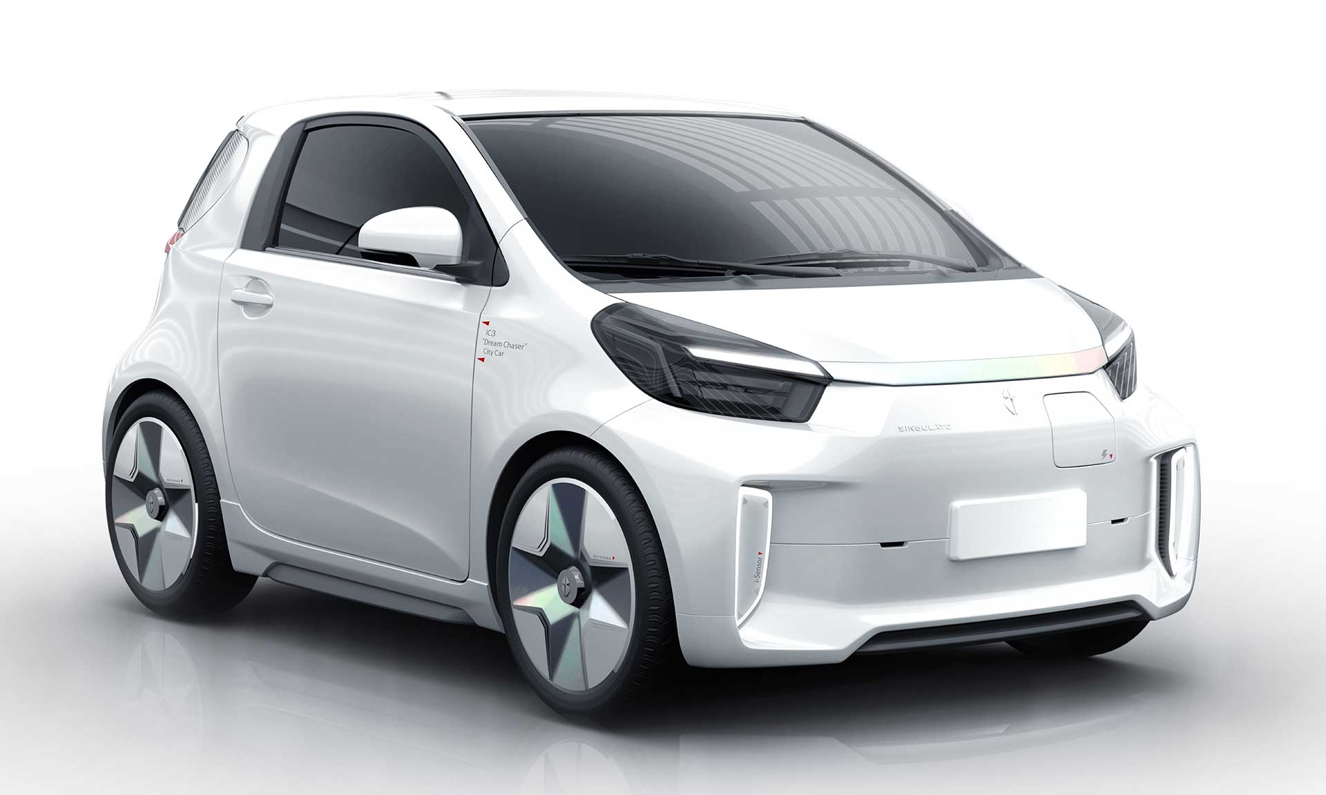 奇点汽车基于丰田eq车型,利用全新的内外饰设计,增强优化后的三电系统