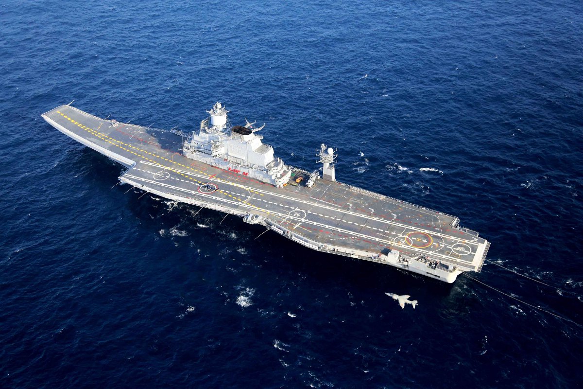 印度海军的维克拉玛蒂亚号航母