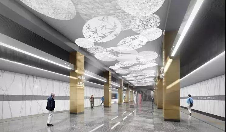 地铁修到 老师家 莫斯科地铁刮起中国风