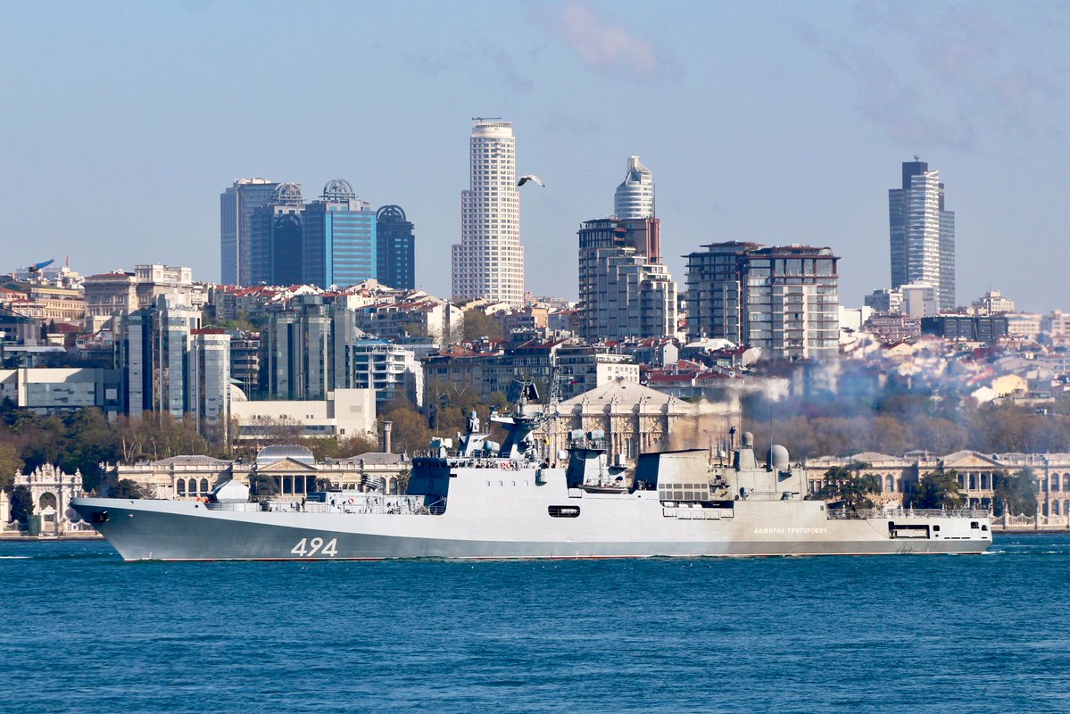 4 俄罗斯派出最新护卫舰部署地中海 搭载先进导弹