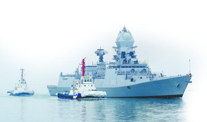 印度海军“ 加尔各答”号驱逐舰
