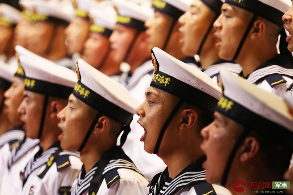 海军91507部队举行"水兵永远心向党"歌咏比赛