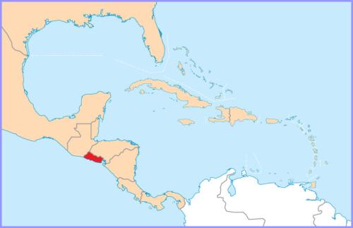 萨尔瓦多共和国的位置