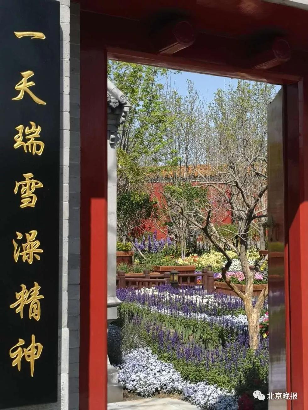 上午10点30分，北京园的“玉堂满春”庭院内将进行中国插花表演。