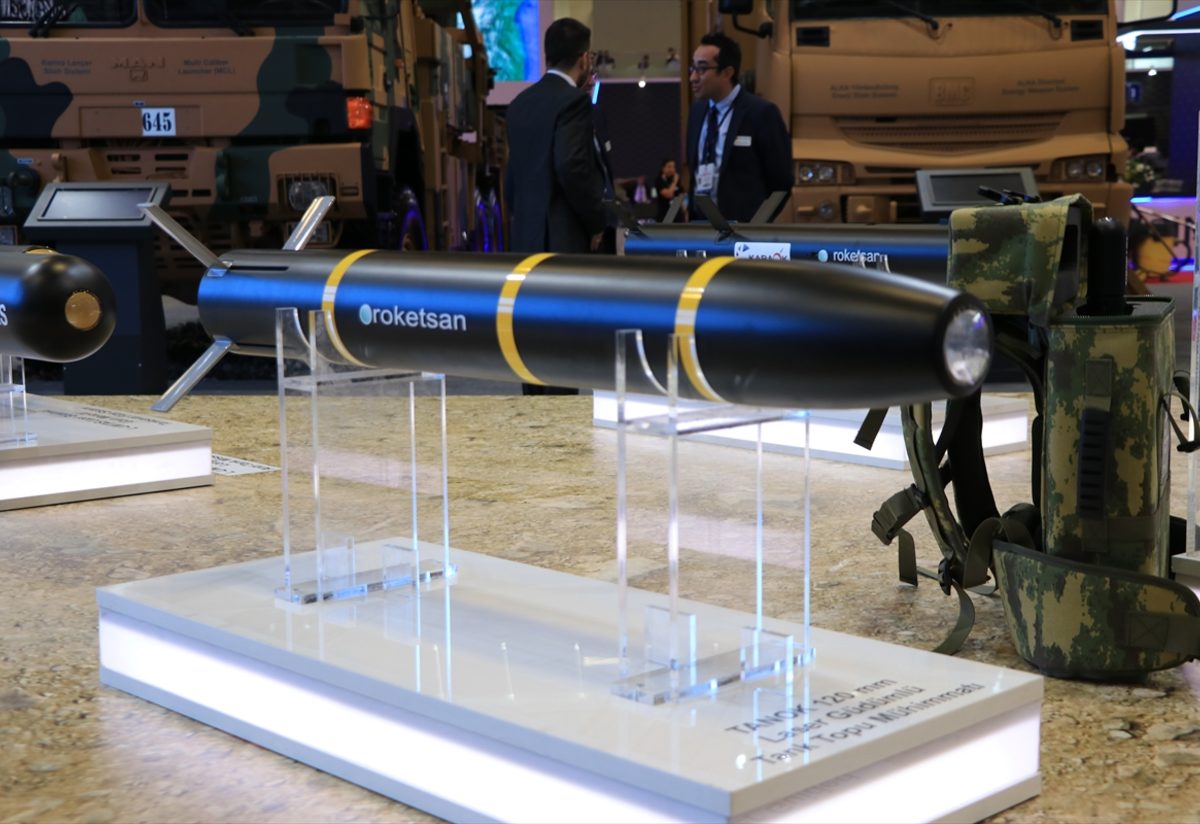 4 土耳其展示最新炮射导弹 将装备自研主战坦克