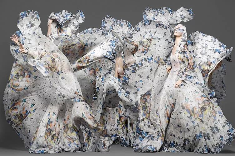 Alexander McQueen 2013 Damien Hirst限量合作款丝巾