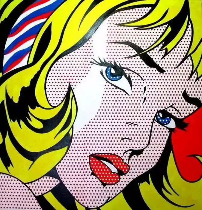 罗伊·利希滕斯坦《Girl With Hair Ribbon》