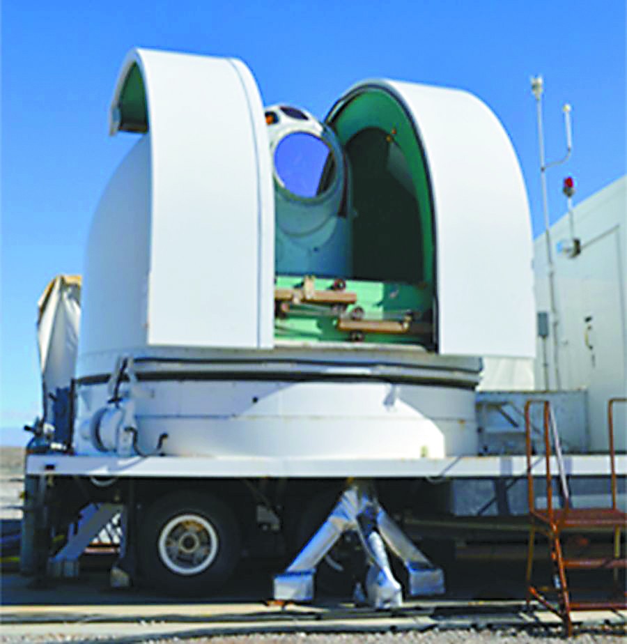 4月23日进行测试的“激光武器系统演示器”
