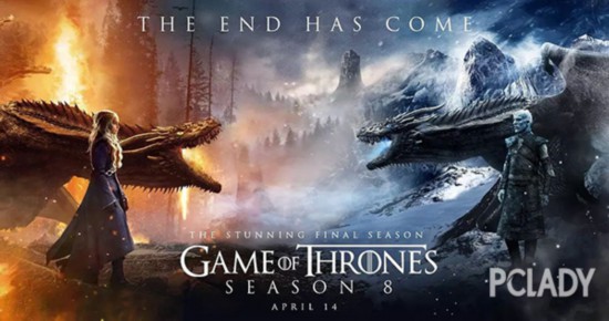 《权力的游戏》第8季海报