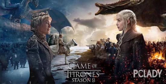 《权力的游戏》第8季海报