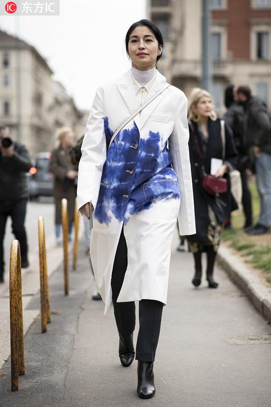 getangelababy同款扎染牛仔外套开春扮酷就靠它了