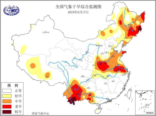 全国气象干旱监测图图片